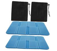 Hemobllo 2 Piezas Cojín Plegable Portátil Xpe para Camping y Picnic Esterilla Ligera con Bolsa para Exteriores Senderismo y Parque