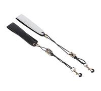 Hemobllo 2 Piezas Correa para Saxofón Alto de Cuero y Metal, Ajustable y Cómoda que Dispersa el Peso para Uso en Conciertos y Prácticas Musicales Varios estilos