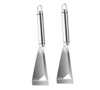 Hemobllo 2 piezas Cortador de Inoxidable para Decoración de Platos y Cocción Casa Utensilio de Cocina para Carvar Alimentos