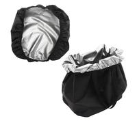 Hemobllo 2 Piezas Cubierta de Lluvia para Cesta de Bicicleta de Oxford Accesorio de Bicicleta y Protección para Cestas Delanteras y Traseras