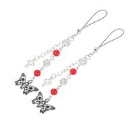 Hemobllo 2 Piezas De Cadena Para Teléfono Móvil Con Cuentas Cordón Para Teléfono Móvil Bonito Cordón Para Teléfono Móvil Correa Para Muñeca Correa Para Cámara Accesorios Cordón De