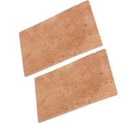 Hemobllo 2 Piezas de Corcho para Saxofón Alto y Tenor, Resistencia al Ruido, Corcho Natural para Recambio de Almohadillas de Mástil Curvo, Accesorios para Instrumentos