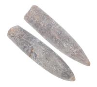 Hemobllo 2 piezas Especímenes de Belemnites Naturales para Enseñanza y Decoración Fósiles de Mineral Duraderos para Estudios de Geología y Paleontología