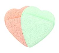 Hemobllo 2 piezas Esponjas Faciales de Reutilizables Guantes Limpiadores Suaves y Exfoliantes para Maquillaje y Sensible Portátiles y Fáciles de Usar