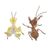 Hemobllo 2 Piezas Figuritas Realistas de Religiosa Modelos Educativos de Insectos para Exploración Natural Decoración para Jardín y Aprendizaje Científico
