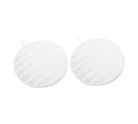 Hemobllo 2 Piezas Filtros Reemplazables para Colector de Polvo de Uñas Malla Reutilizable para Aspiradora Profesional de Salón Filtro Succión Potente para Máquina de Manicura Blanca