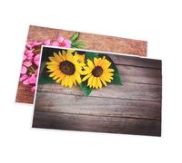 Hemobllo 2 Piezas Fotografía Madera Floral Resistente y Fácil Decorativo para Cumpleaños Bodas Retratos y Sesiones Sociales