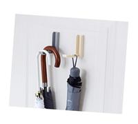 Hemobllo 2 piezas Ganchos Plegables Adhesivos para Colgar Ropa Pared de Beige Plástico Resistente y de Espacio para Almacenamiento Hogar y Oficina