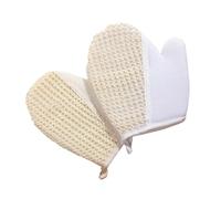 Hemobllo 2 Piezas Guante Exfoliante de Sisal Guantes de Limpieza Impermeables para Adultos para Exfoliar la Ducha Lufa de Mano Lufa de Baño