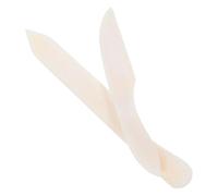 Hemobllo 2 Piezas Herramienta de Plegado de Hueso Natural para Origami y Manualidades Plegadora de Papel de 180 MM Cuchilla Plana Marcador y Bruñidor para Encuadernación y Modelado de