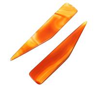 Hemobllo 2 piezas Herramientas de Pulido de Joyería de Ágata para Plata Herramientas Profesionales de Pulido de Joyas de Diseño Compacto y Conveniente para Pulir Anillos y Color Aleatorio