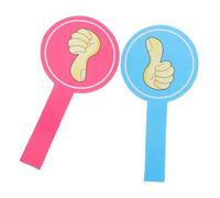 Hemobllo 2 piezas Interactivas de Votación para Aula Paletas de Espuma Reutilizables con Pulgar y Abajo Tableros de Retroalimentación para Participación y Actividades Educativas