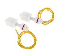 Hemobllo 2 piezas Interruptor de Flotador Plástico para Control Agua Diseño Compacto y Sensor para Piscinas Acuarios Estanques Industrias