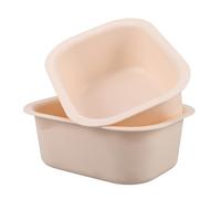 Hemobllo 2 Piezas Lavabo Cambiador para Bebés, Lavabo Cambiador, Pp, Blanco, Rectangular, Portátil y Ligero, para Baño y Lavandería, Accesorio para Mesa de Pañales
