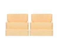 Hemobllo 2 Piezas maletin manicura cajas organizadoras estuche suministro de manicura caja de herramientas de uñas portátil Light Brown