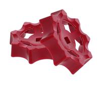 Hemobllo 2 piezas Manilla para Válvula de Plástico Rojo Cuadrado de Mango para Rueda de Compuerta y Cierre Accesorio de Grifo Resistente y Duradero