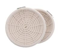 Hemobllo 2 Piezas Nido Colgante de Algodón Mano para Aves Pequeñas Cama para Dormir y Criar Unidades Resistente y Fácil de Limpiar Adecuado para Periquitos Canarios y Pinzones