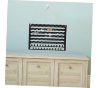 Hemobllo 2 Piezas Organizador de Joyas de Madera Pared Soporte para Collares Pendientes Pulseras y Llaveros Exhibidor Abierto para Fácil y Almacenamiento Duradero