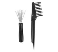 Hemobllo 2 Piezas Peine De Limpieza y Cepillo Removedor De Suciedad Mini Herramientas De Limpieza Para Peines Kit De De Polvo Para Salones De Belleza y Uso Doméstico