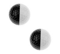 Hemobllo 2 Piezas Pelotas de Golf Doble Color para Entrenamiento Profesional Pelotas de Práctica de Swing y Putt Duraderas y Seguras para Mejora de Técnica Golf