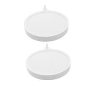 Hemobllo 2 Piezas Piedras Difusoras de Aire para Acuarios de Discos Nano Burbujas Finas Silenciosos Mejoran Oxígeno y Calidad de Agua Tanques de Peces Difusor Compatible y Fácil de Instalar