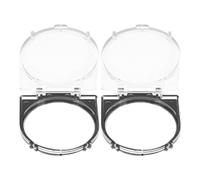 Hemobllo 2 Piezas Protector para Interruptor Redondo Cubierta de Botón Prueba de Polvo para Botón de Encendido de Computadora Cubierta de Seguridad de Plástico para Electrodomésticos