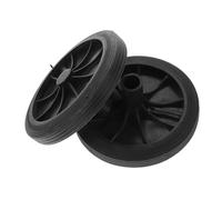 Hemobllo 2 piezas Ruedas de Repuesto para de Basura con Instalación Fácil Accesorio Resistente para Contenedores de Reciclaje y Carros de Basura para Uso Exteriores