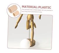 Hemobllo 2 piezas Scale Soldier Doll Neck Connector DIY Handmade Doll Neck Support For Male Female Figures Lightweight And Reusable Accessories For Kid Craft Supplies