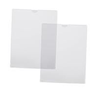 Hemobllo 2 piezas Soporte Acrílico Transparente para Exhibición de Imágenes Pared Organizador Práctico para y Tarjetas