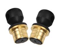 Hemobllo 2 piezas Tapones de Vino Reutilizables Forma de Calabaza Sellador Decorativo para Botellas de Vino y Otros Recipientes de Unidades Diseño Duradero con Brillo Elegante para Uso
