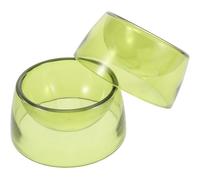 Hemobllo 2 Piezas tazón de Agua de hámster Guinea Comida de hámster tazón de Comida de Gatito comederos de hámster Cuenco de Chinchilla comedero para Ratas PD Light Green