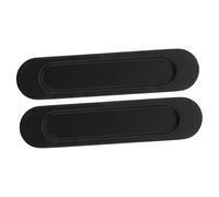 Hemobllo 2 piezas Tiradores Empotrados Ovalados para Puertas Deslizantes de Manijas de Puerta de Metal Autoadhesivas Diseño Elegante y Instalación para Decoración Moderna Vintage o Rústica