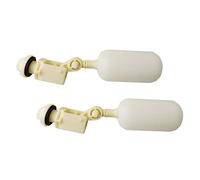 Hemobllo 2 piezas Válvula Flotador Resistente para Bebedero Automático Ganado Cerdo Vaca Oveja Controlador Agua Duradero Accesorio Bebedero Granja Portátil