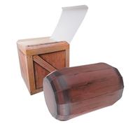 Hemobllo 2 Piezas Western Cowboy Party Decoration Boxes with Wood Grain Design Easy Assembly Photo Booth Props For Birthday and Holiday Celebrations Wild West Farmhouse Theme