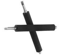 Hemobllo 2 Rodillos para Impresora De Etiquetas Eje De Repuestos para Impresora De Etiquetas De Repuesto Negro