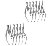 Hemobllo 2 Series Metralla De Pantalla Clips De Cortina Clips De La Pantalla De La Ventana Acortar Clips De Esquina De La Pantalla Clip De Pantalla De Ventana Acero Inoxidable 50 Piezas*2