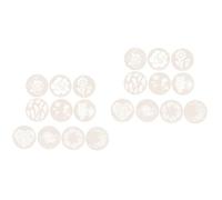 Hemobllo 2 Series Plantillas De Pastel Creativas De Moldes Para Decorar Tartas Y Postres Plantillas De Hueca Para Repostería Conjunto De Stencils Reutilizables Para Pan Y 10 Piezas*2
