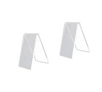 Hemobllo 2 Series Soporte para Exhibición De Zapatos De Tacón De Estantes Acrílicos para Tienda De Calzado Diseño Moderno Y Transparente para Presentación Atractiva Zapaterías 4 Piezas X 2