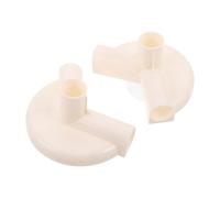 Hemobllo 2 Unidades Conectores para Parcela Infantil con Ventosa Unión Forma Vías de Repuesto para Niña Diámetro Interior Soporte Estable y Montaje Fácil