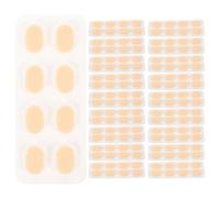 Hemobllo 20 Hojas Almohadillas Nasales Adhesivas Soporte Cómodo y Antideslizante Beige de Esponja que Alivian la Presión Puente Nasal, por Lámina para Gafas
