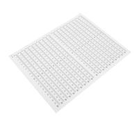 Hemobllo 20 Pegatinas Adhesivas de Plástico Pvc Fuente Clara y Fácil Aplicación, Regla Adhesiva Reutilizable Adecuada para Medición y Carpintería