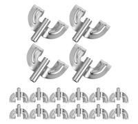 Hemobllo 20 Piezas Accesorios de Batería Gancho para Bombo Metálico Instrumentos de Percusión Arandelas de Tornillos de Batería Repuestos