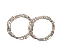 Hemobllo 20 Piezas Antichoque Para Micrófono Bandas Elásticas De Reemplazo Para Mic Anillos De Goma Del Micrófono Abrazadera De Para De Condensador Plata Caucho