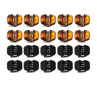 Hemobllo 20 piezas Clips de Pelo Acrílicos Mini Clásicos Pequeños Pinzas para Niñas y Mujeres Accesorio de Seguro y Ergonómico