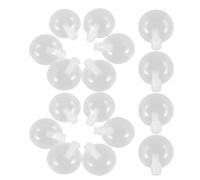 Hemobllo 20 Piezas De Repuesto para Generador De Sonido Chirriadores Juguete para Hacer Ruido Inserto De Reparación Juguetes Chirriantes para Perros Abs Transparente