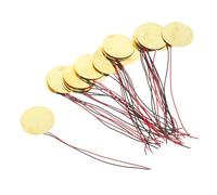 Hemobllo 20 piezas Discos Piezoeléctricos de Cobre de Sensores de Sonido para Instrumentos Acústicos Trigger de Micrófono Alta Eficiencia y Durabilidad Instalación