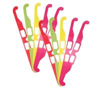 Hemobllo 20 Piezas Gafas de Difracción de Cartón Plegables con Efecto Arcoíris para Festival Navidad Luces Rave Accesorio Colorido