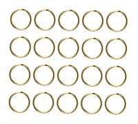 Hemobllo 20 piezas Llaveros de Anillas Metálicas para Manualidades DIY Aros para Llaves Accesorios de Fabricación de Joyas Diámetro