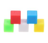 Hemobllo 200 Piezas Bloques Plásticos Educativos para Matemáticas Cubos Geométricos Coloridos para Enseñanza Primaria Desarrollo de Pensamiento y Creatividad