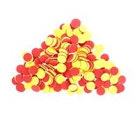 Hemobllo 200 Piezas Contadores Educativos Redondos Dos Colores para Aprendizaje Matemáticas Aula Interactivos EVA Seguro Visual Aid